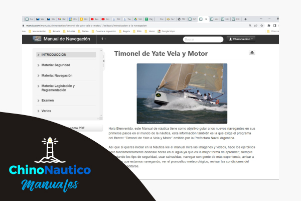 Manual Timonel de Yate Vela y Motor